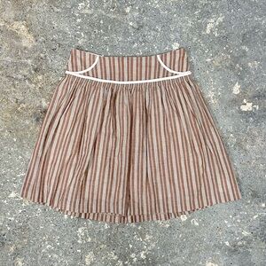 Vintage Old Navy Brown Pink Pin Stripe Skirt